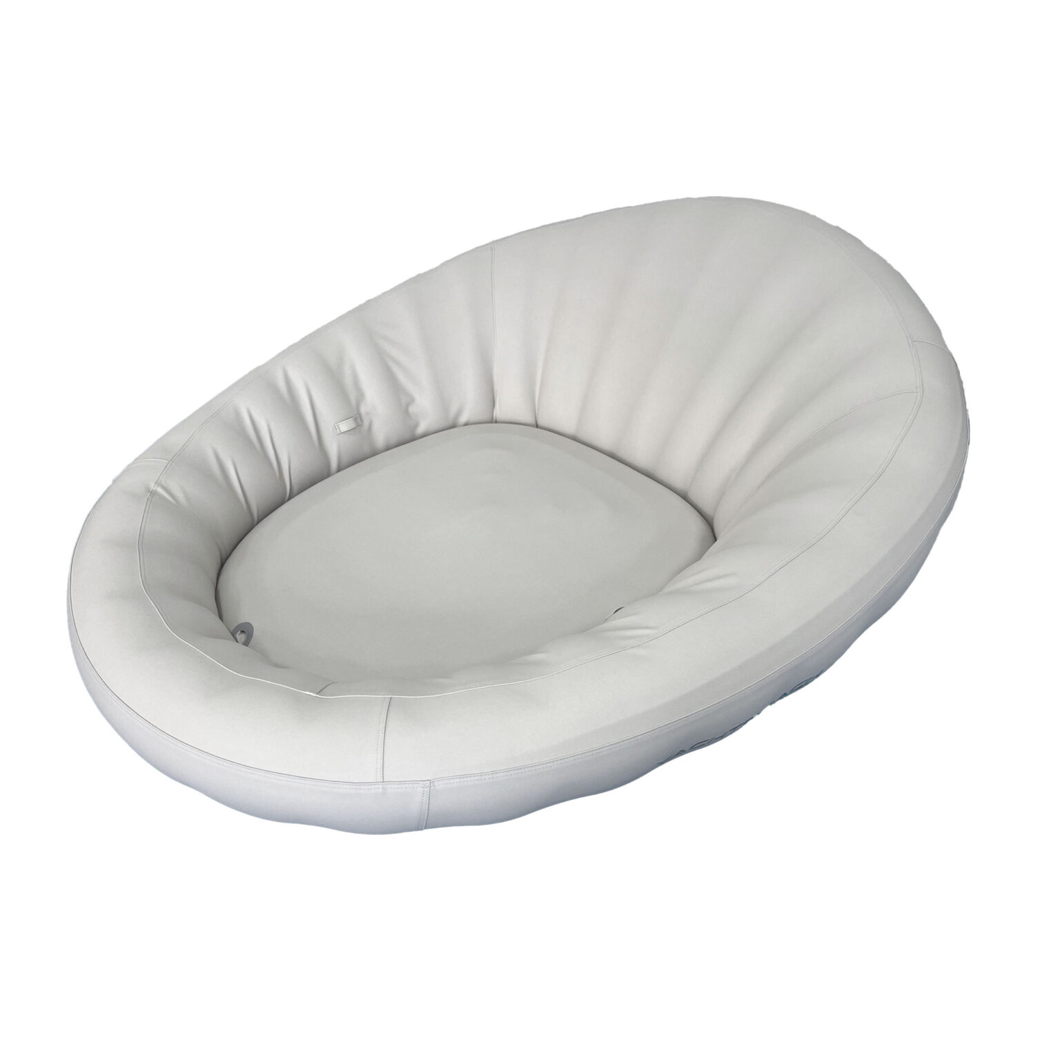 shell sofa marine leather white