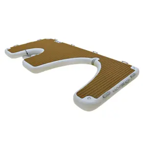 Yachtbeach Toy Dock 4.10 Premium Teak - 1x Jet Ski and 1x Multidock, 4.10 x 2.05 m